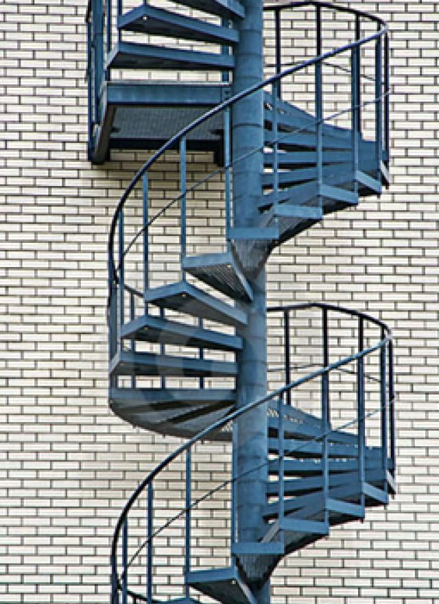 Dairesel Yangın Merdivenleri