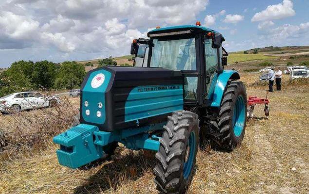 Türkiye’nin elektrikli traktörü.