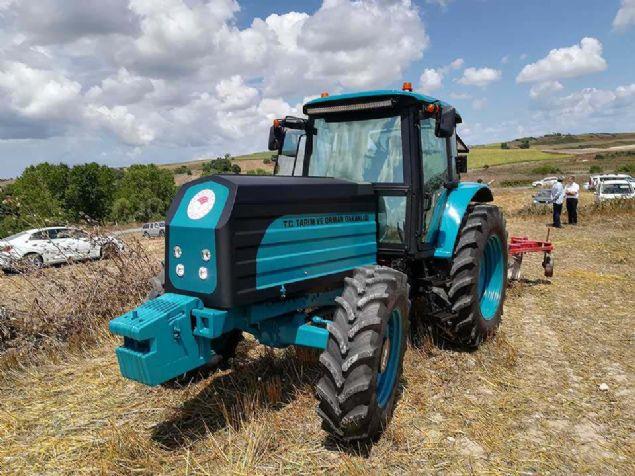 Türkiye’nin elektrikli traktörü.