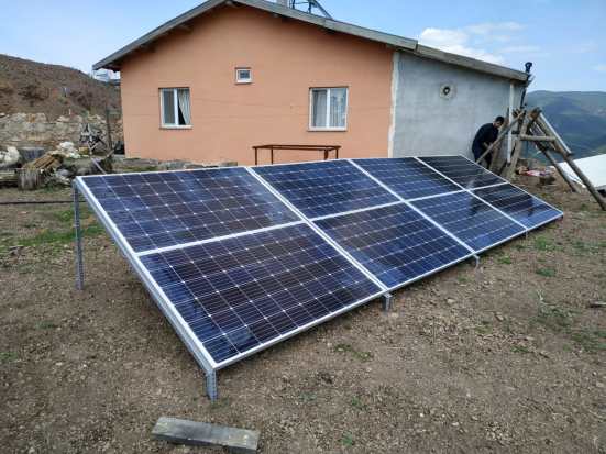 Güneş enerji sistemlerinde konut tipi atagi